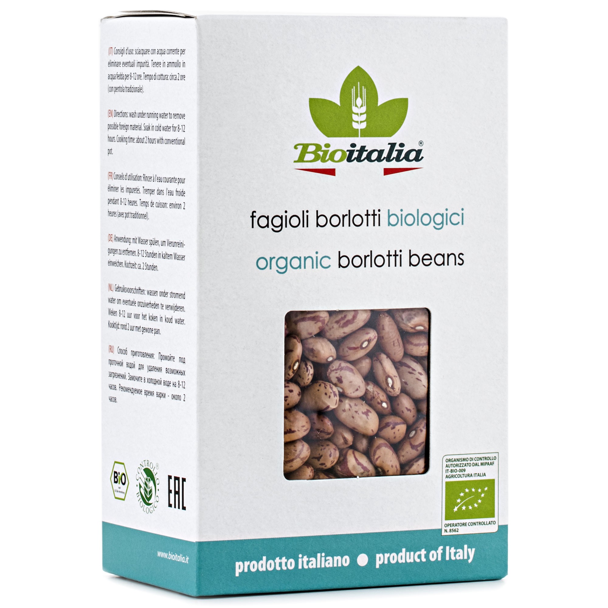 Fagioli Borlotti Secchi Bioitalia